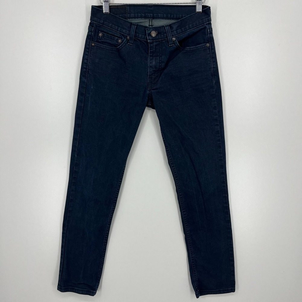 Levis 511 Slim Fit Mens Jeans 29x32 Dark Indigo Wash Stretch Denim 04511-3098